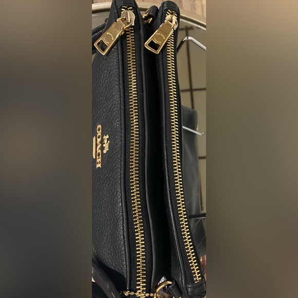Coach Double Zip Black Crossbody & Wallet Set - Picture 5 of 14